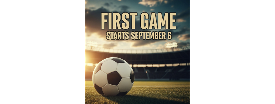 Games start Sept. 6